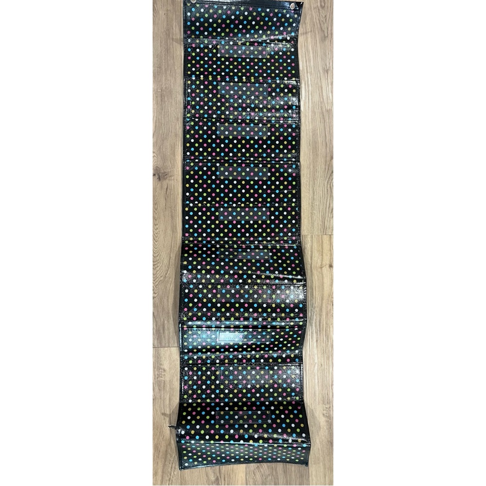 TCR Black Polka Dot 10-Pocket Hanging File Folder Pocket Chart Teacher Classroom